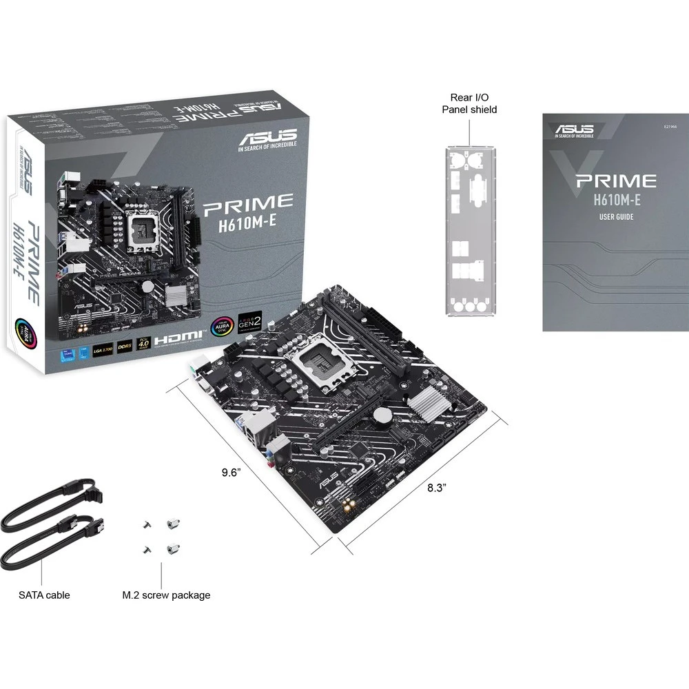 Материнская плата Asus PRIME H610M-E-CSM 90MB1G10-M0EAYC Micro-ATX, LGA 1700