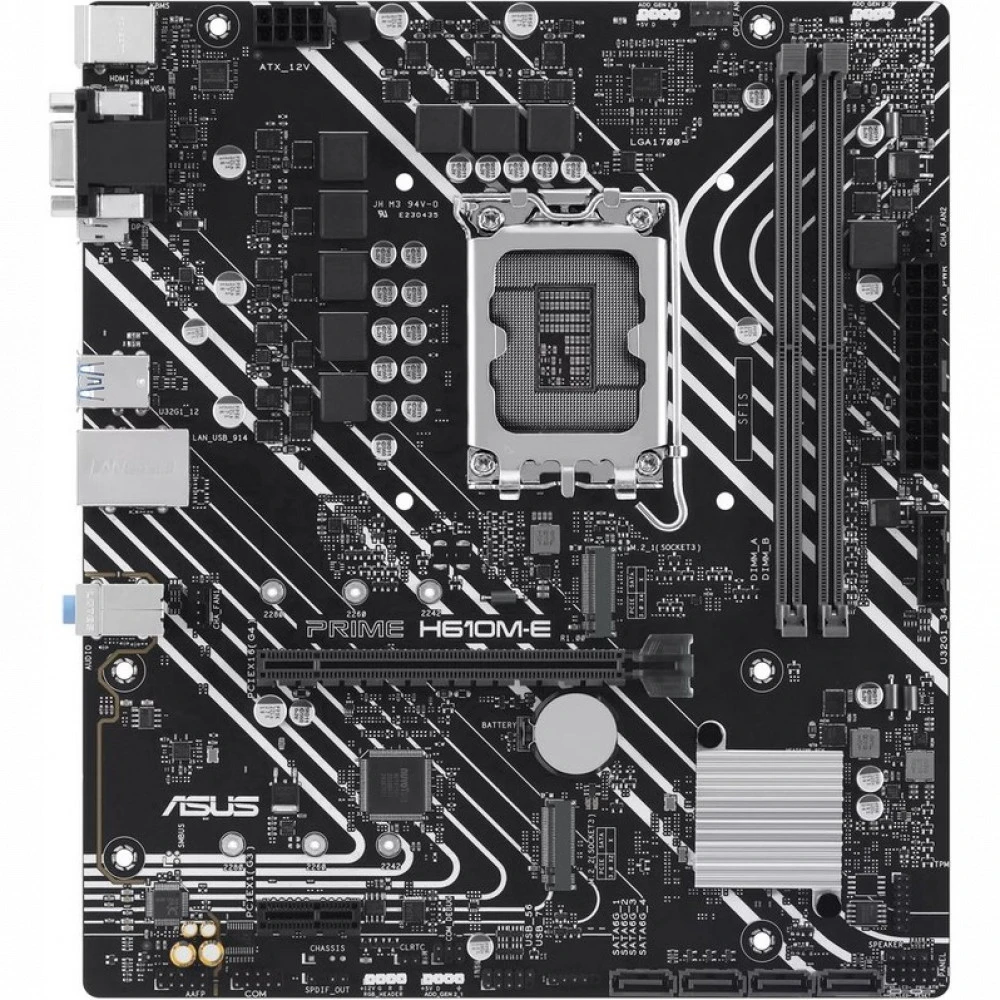 Материнская плата Asus PRIME H610M-E-CSM 90MB1G10-M0EAYC Micro-ATX, LGA 1700