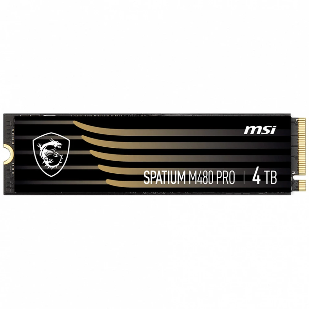 Жесткий диск MSI SPATIUM M480 PRO PCIe 4.0 NVMe M.2 4TB SSD (твердотельные), 4 ТБ, M.2