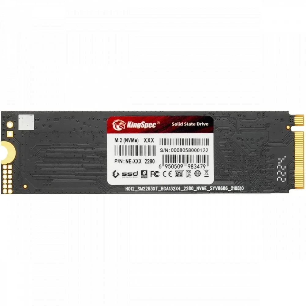 Жесткий диск KingSpec NE-2TB SSD (твердотельные), 2 ТБ, M.2, PCIe