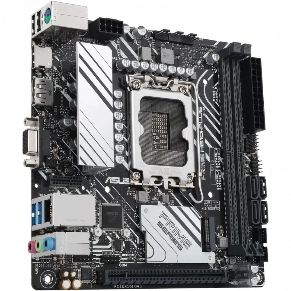 Материнская плата Asus PRIME H610I-PLUS-CSM 90MB1GB0-M0EAYC Mini-ATX, LGA 1700