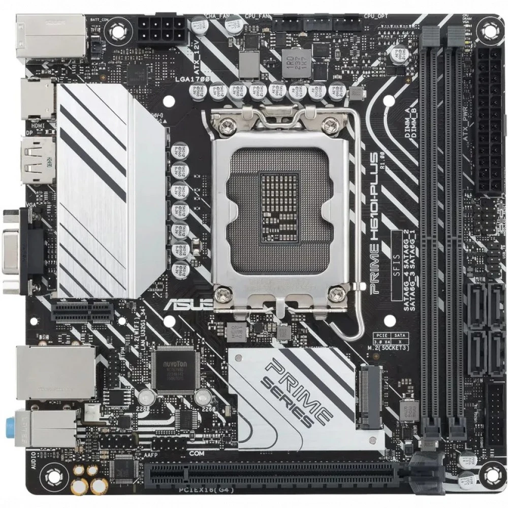 Материнская плата Asus PRIME H610I-PLUS-CSM 90MB1GB0-M0EAYC Mini-ATX, LGA 1700
