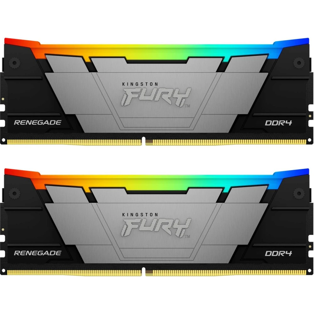 ОЗУ Kingston FURY Renegade RGB KF432C16RB2AK2/16 DIMM, DDR4, 16 Гб (2 х 8 Гб), 3200 МГц