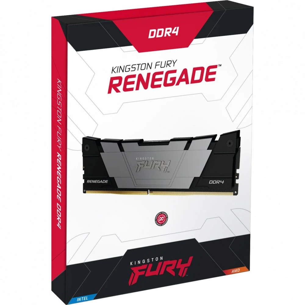 ОЗУ Kingston Fury Renegade KF432C16RB2K2/16 DIMM, DDR4, 16 Гб (2 х 8 Гб), 3200 МГц