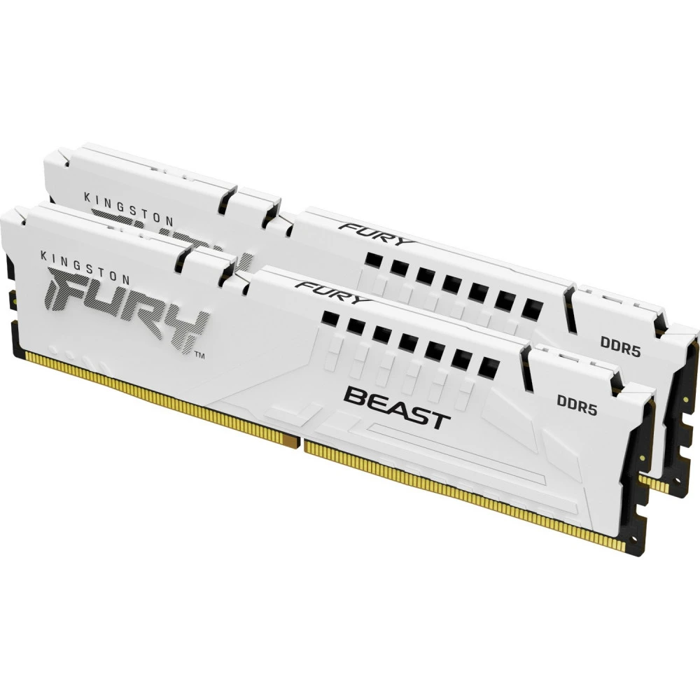 ОЗУ Kingston Fury Beast White KF556C36BWEK2-32 DIMM, DDR5, 32 Гб (2 х 16 Гб), 5600 МГц
