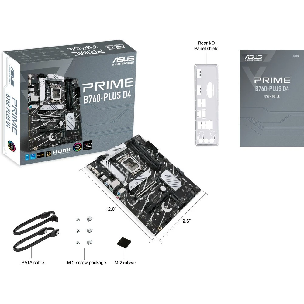 Материнская плата Asus PRIME B760-PLUS D4 90MB1CW0-M1EAY0 ATX, LGA 1700