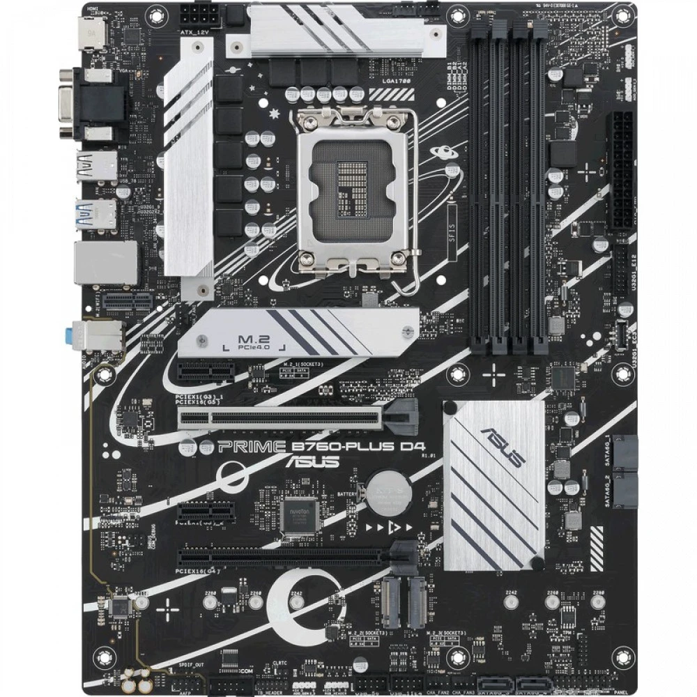 Материнская плата Asus PRIME B760-PLUS D4 90MB1CW0-M1EAY0 ATX, LGA 1700