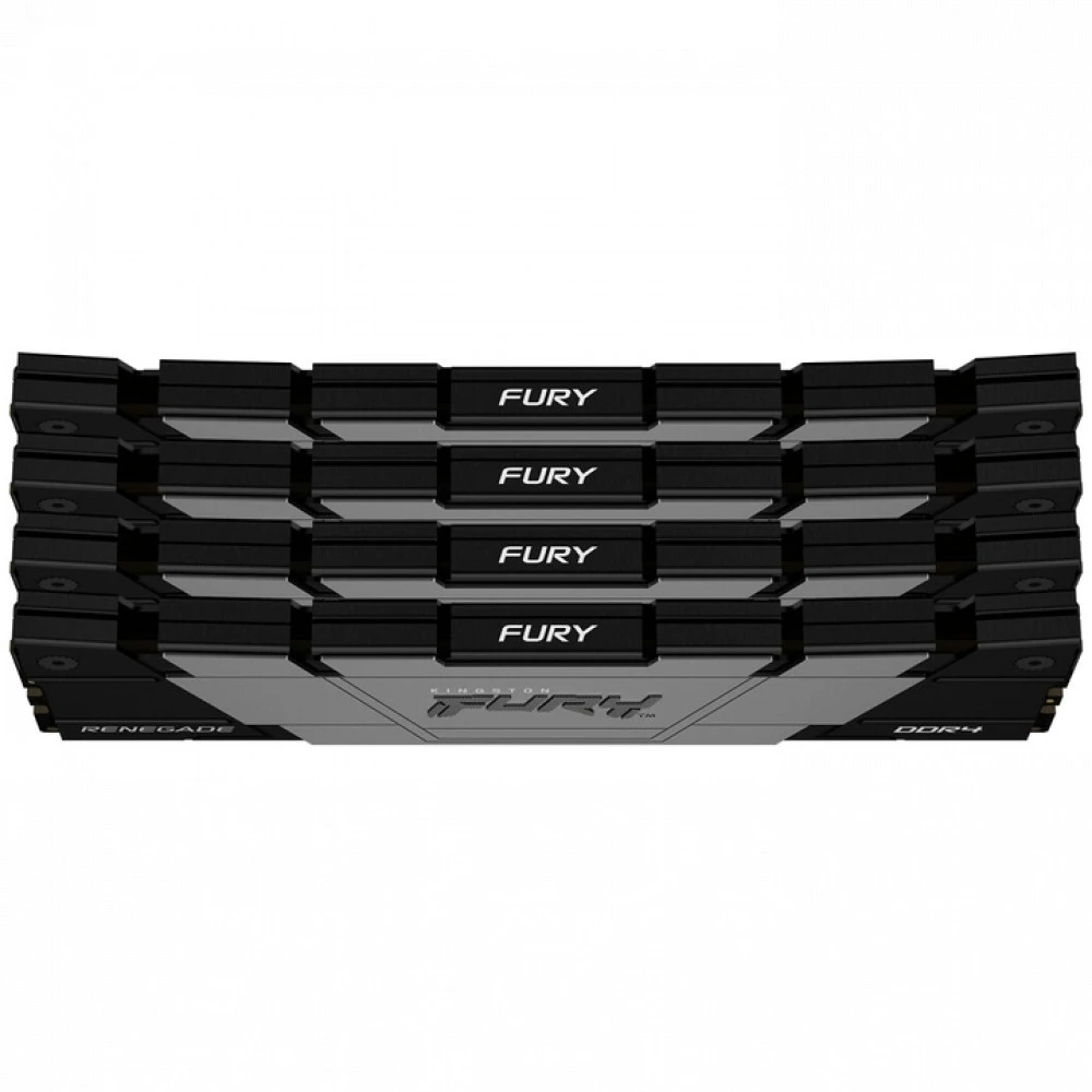 ОЗУ Kingston FURY Renegade Black KF432C16RB12K4/64 DIMM, DDR4, 64 Гб (4 х 16 Гб), 3200 МГц