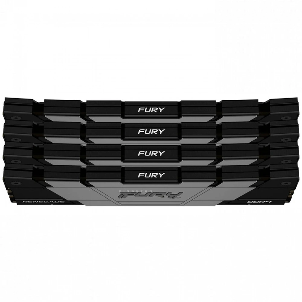 ОЗУ Kingston FURY Renegade Black KF432C16RB2K4/128 DIMM, DDR4, 128 Гб (4 х 32 Гб), 3200 МГц