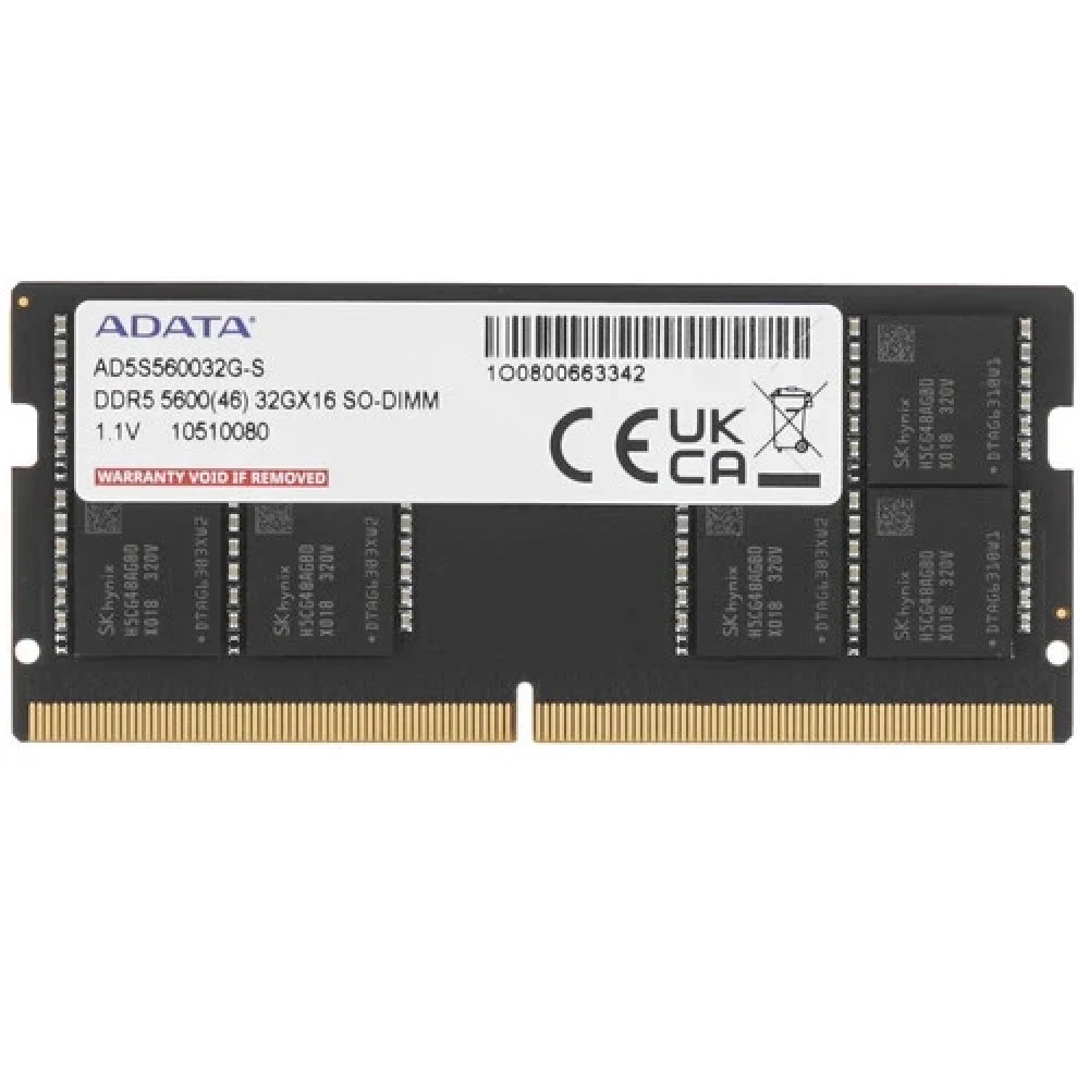 ОЗУ ADATA AD5S560032G-S DIMM, DDR5, 32 Гб, 5600 МГц