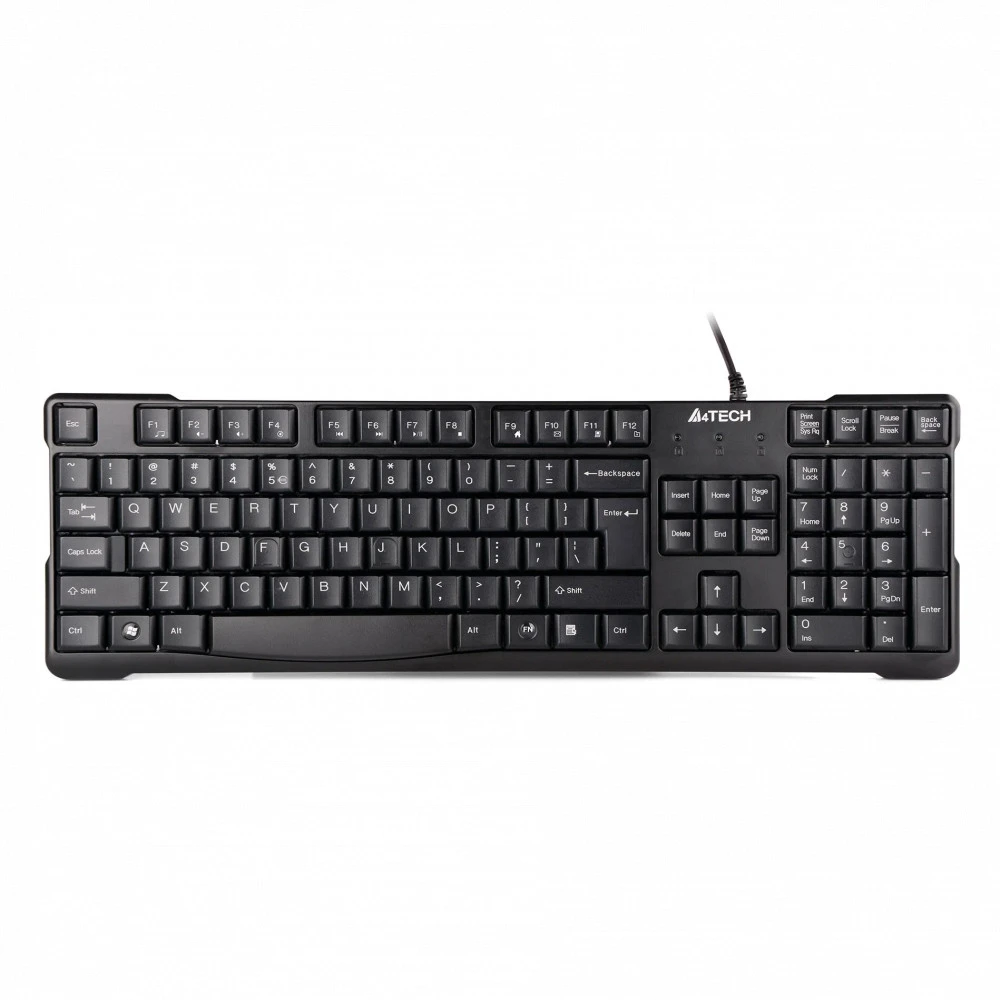 Клавиатура A4Tech KR-750 BLACK Проводная, USB