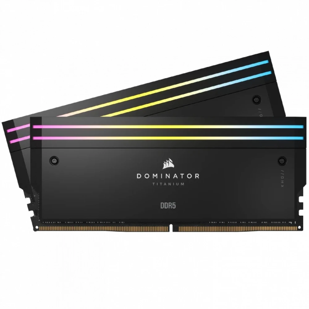 ОЗУ Corsair Dominator Titanium RGB CMP32GX5M2X7000C34 DIMM, DDR5, 32 Гб (2 х 16 Гб), 7000 МГц