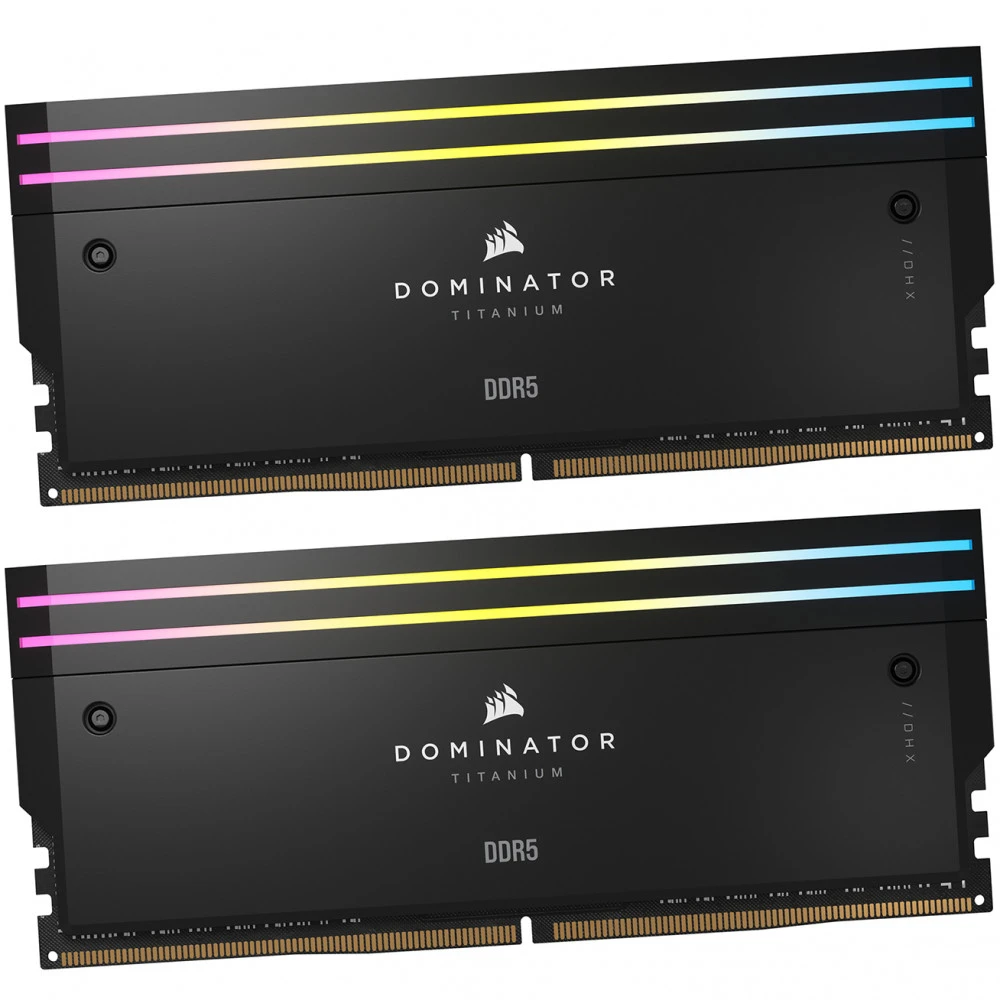 ОЗУ Corsair Dominator Titanium RGB CMP32GX5M2X7000C34 DIMM, DDR5, 32 Гб (2 х 16 Гб), 7000 МГц