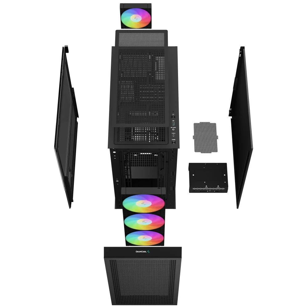 Корпус Deepcool CH560 Digital Black R-CH560-BKAPE4D-G-1 Mid-Tower