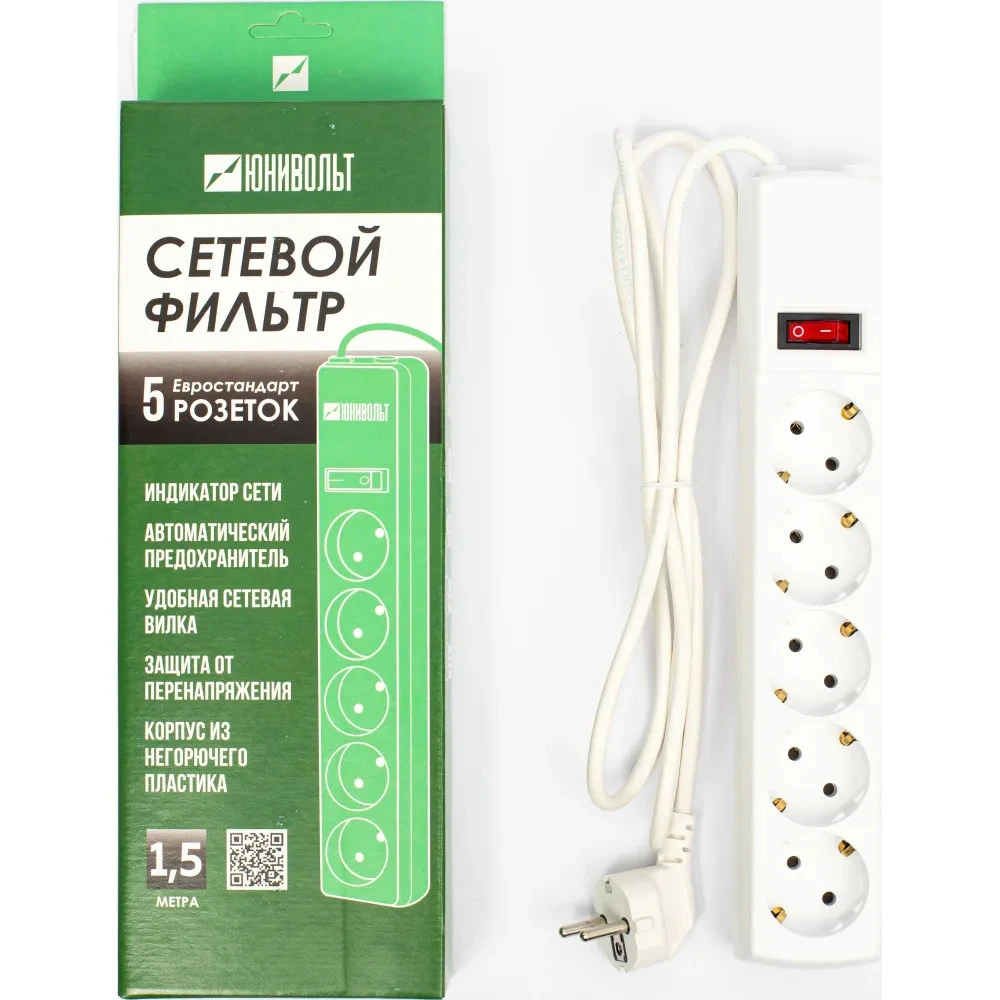 Сетевой фильтр Юнивольт 00-00000389