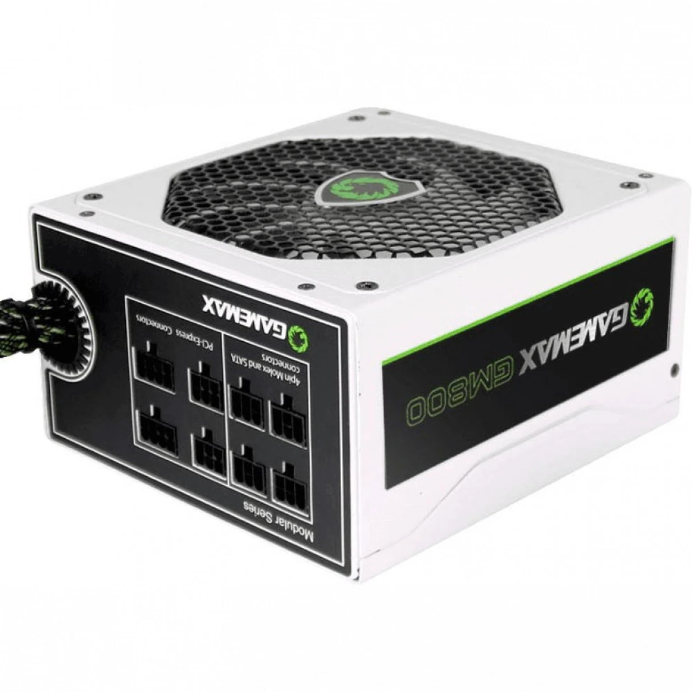 Блок питания GameMax GM-800 White GM-800 WHITE 800 Вт