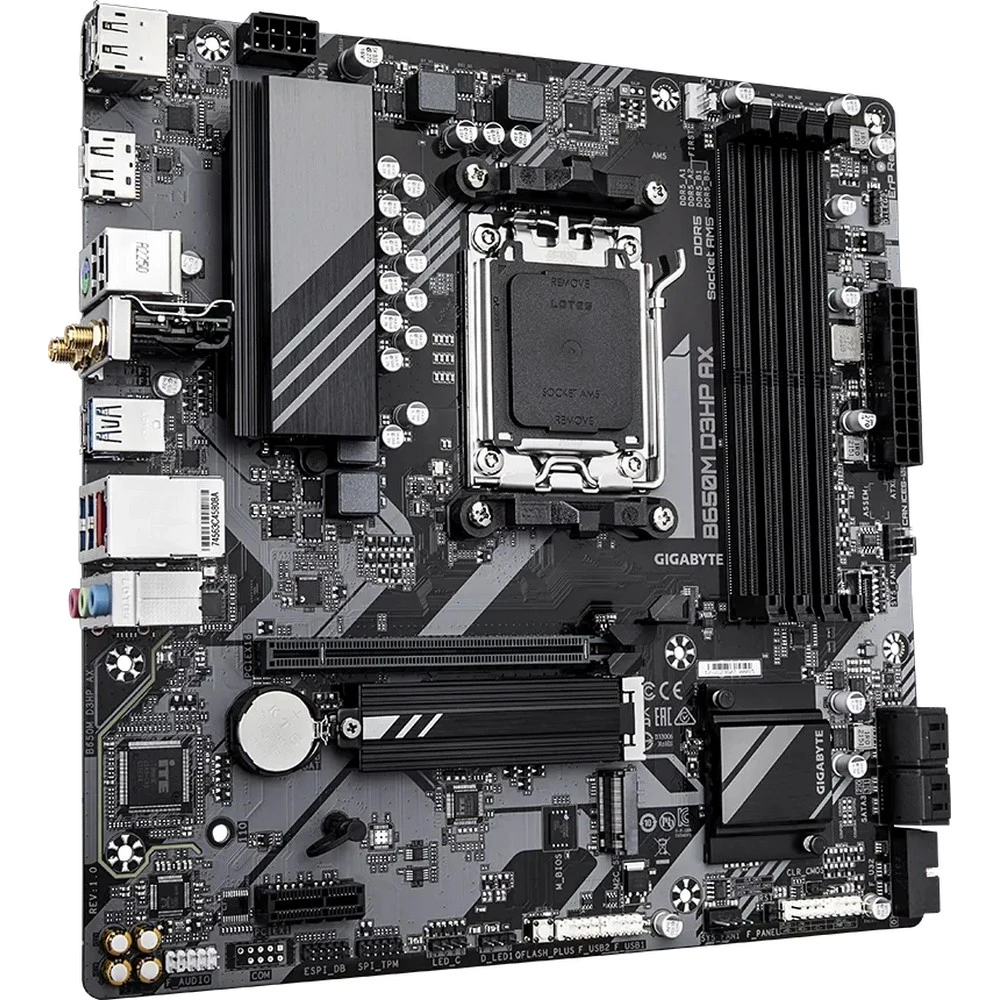 Материнская плата Gigabyte B650M D3HP AX Micro-ATX, AMD AM5