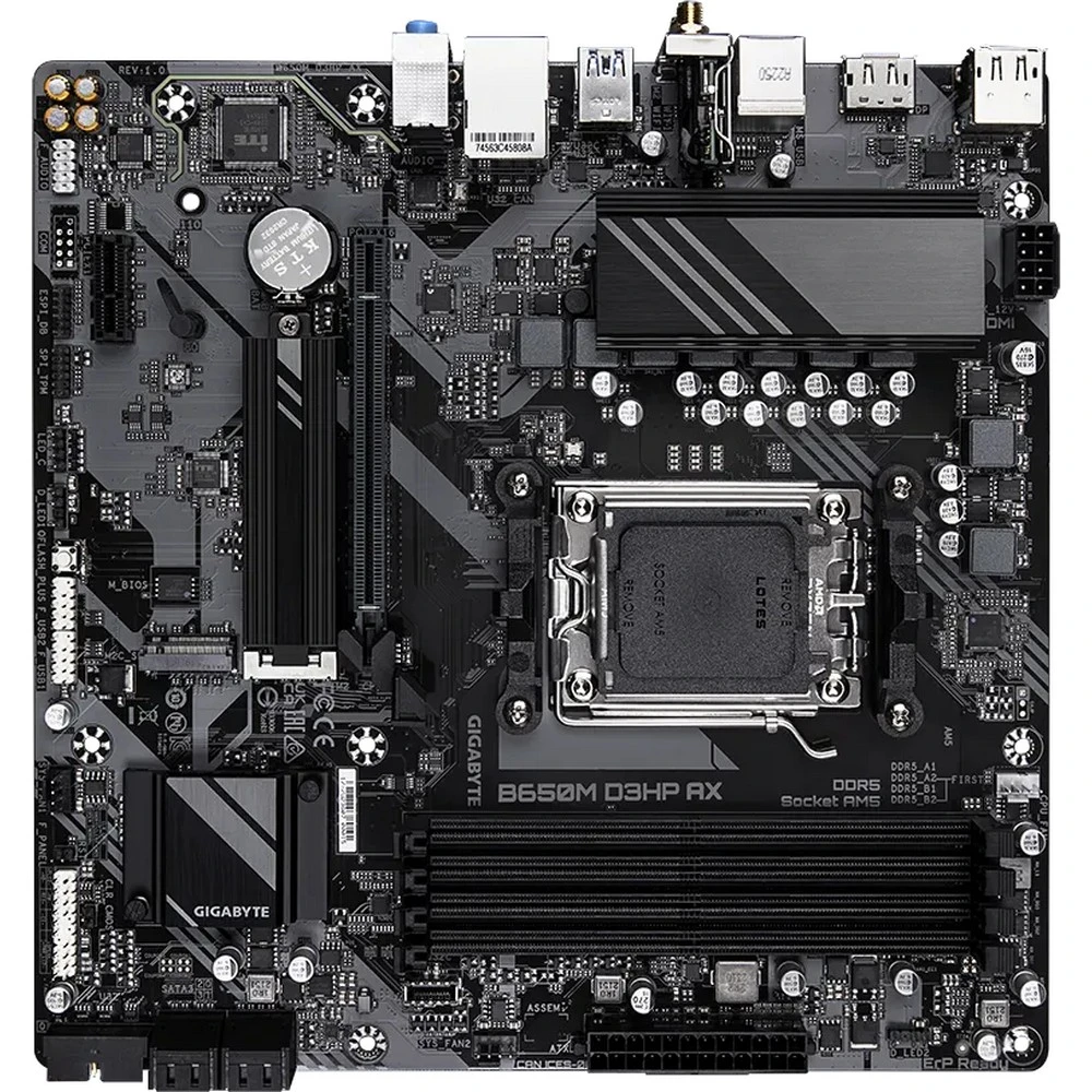 Материнская плата Gigabyte B650M D3HP AX Micro-ATX, AMD AM5