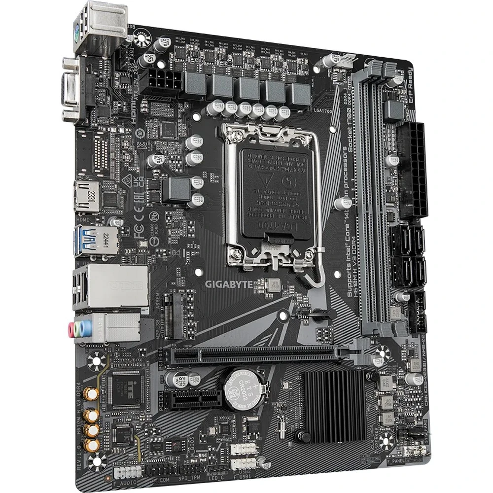 Материнская плата Gigabyte H610M H V3 DDR4 Micro-ATX, LGA 1700