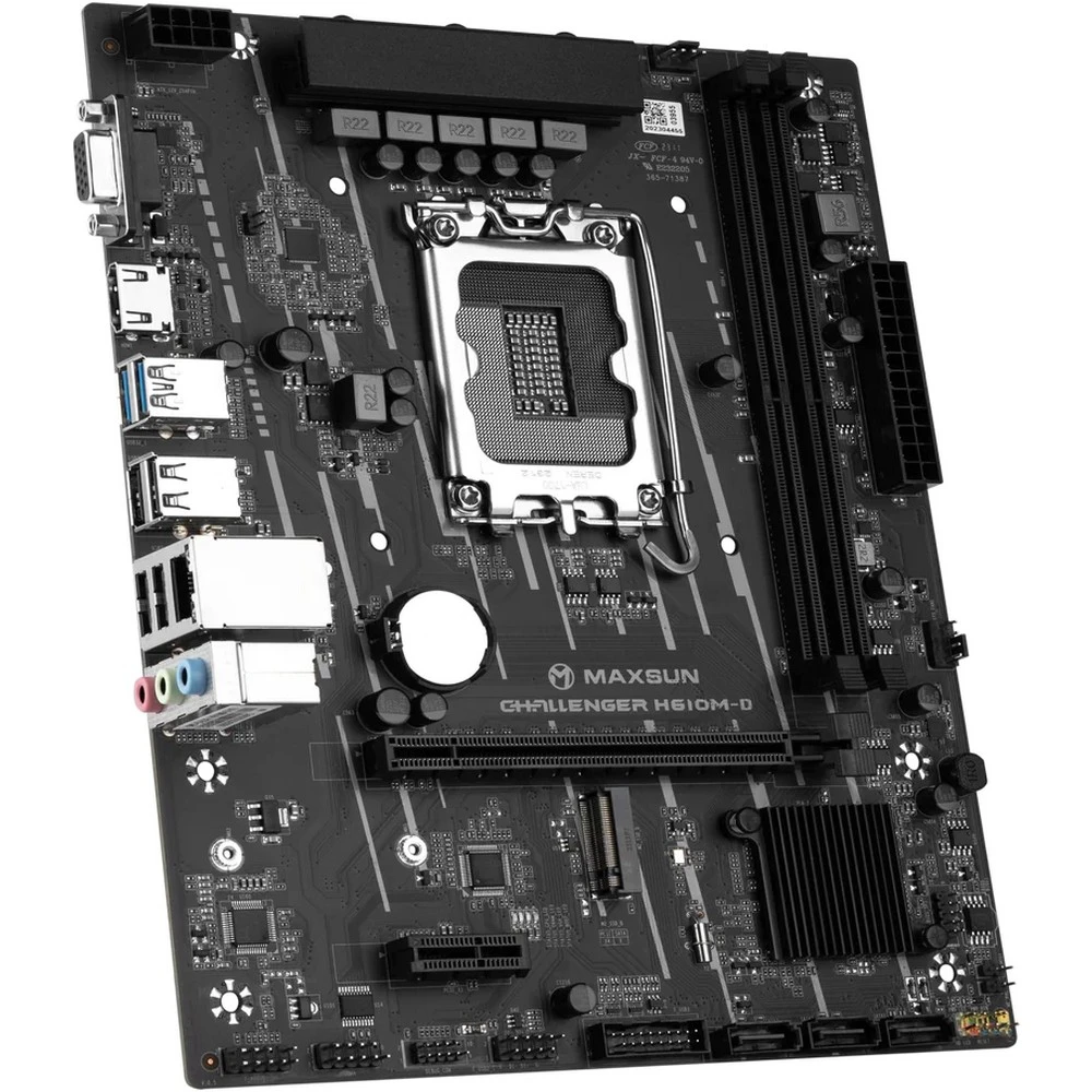 Материнская плата Maxsun Challenger H610M-D MS-CH610M-D Micro-ATX, LGA 1700
