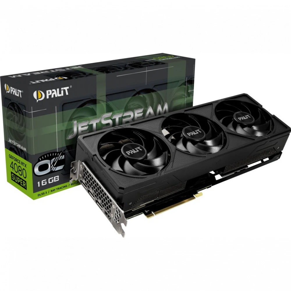 Видеокарта Palit RTX 4080 SUPER JETSTREAM OC NED408SS19T2-1032J 16 ГБ