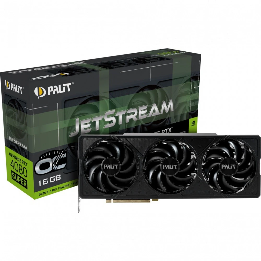 Видеокарта Palit RTX 4080 SUPER JETSTREAM OC NED408SS19T2-1032J 16 ГБ