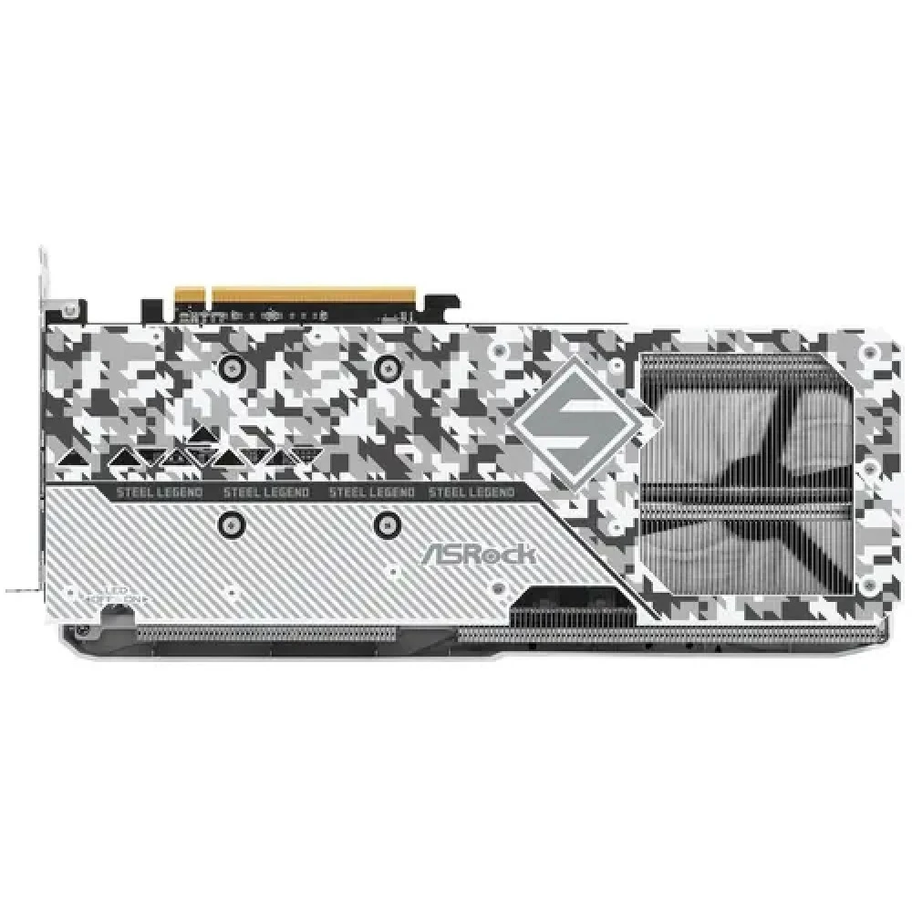 Видеокарта ASRock Radeon RX 7600 XT Steel Legend OC RX7600XT SL 16GO 16 ГБ