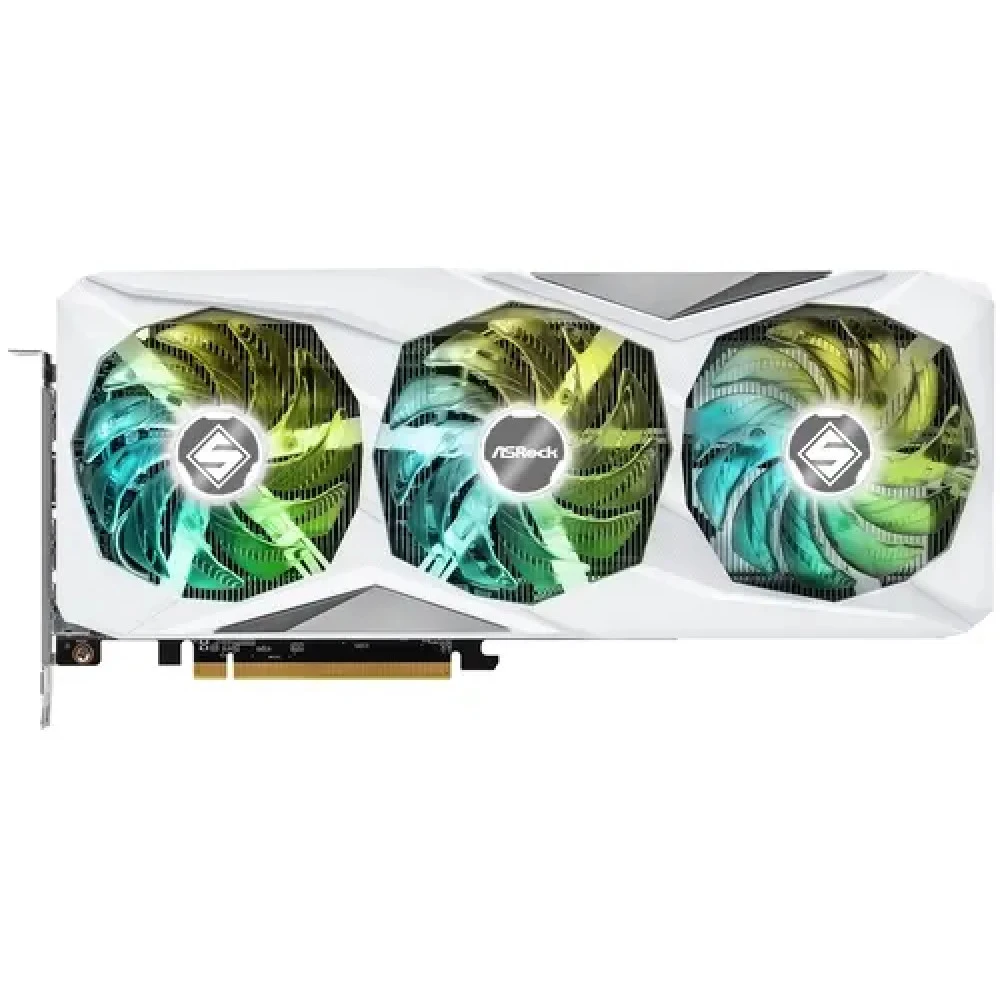 Видеокарта ASRock Radeon RX 7600 XT Steel Legend OC RX7600XT SL 16GO 16 ГБ