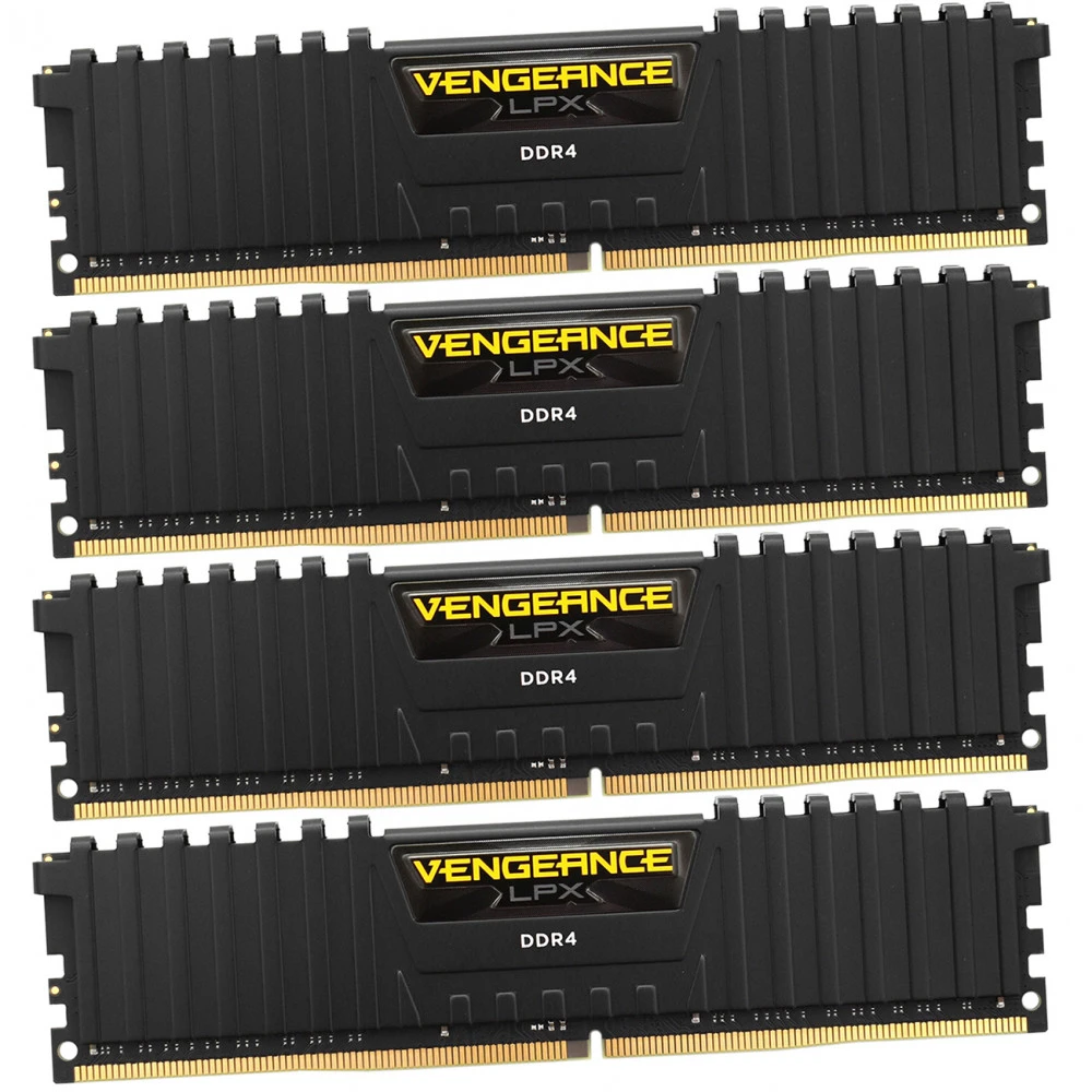 ОЗУ Corsair Vengeance LPX CMK128GX4M4E3200C16 DIMM, DDR4, 128 Гб (4 х 32 Гб), 3200 МГц