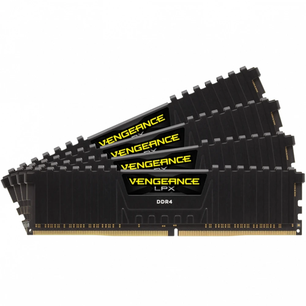 ОЗУ Corsair Vengeance LPX CMK128GX4M4E3200C16 DIMM, DDR4, 128 Гб (4 х 32 Гб), 3200 МГц