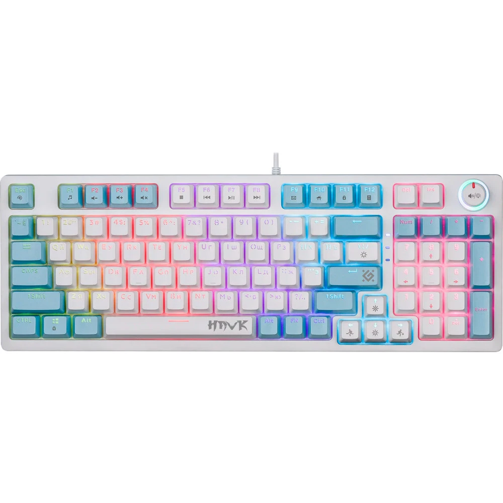 Клавиатура Defender Hawk GK-418 White 45421 Проводная, USB