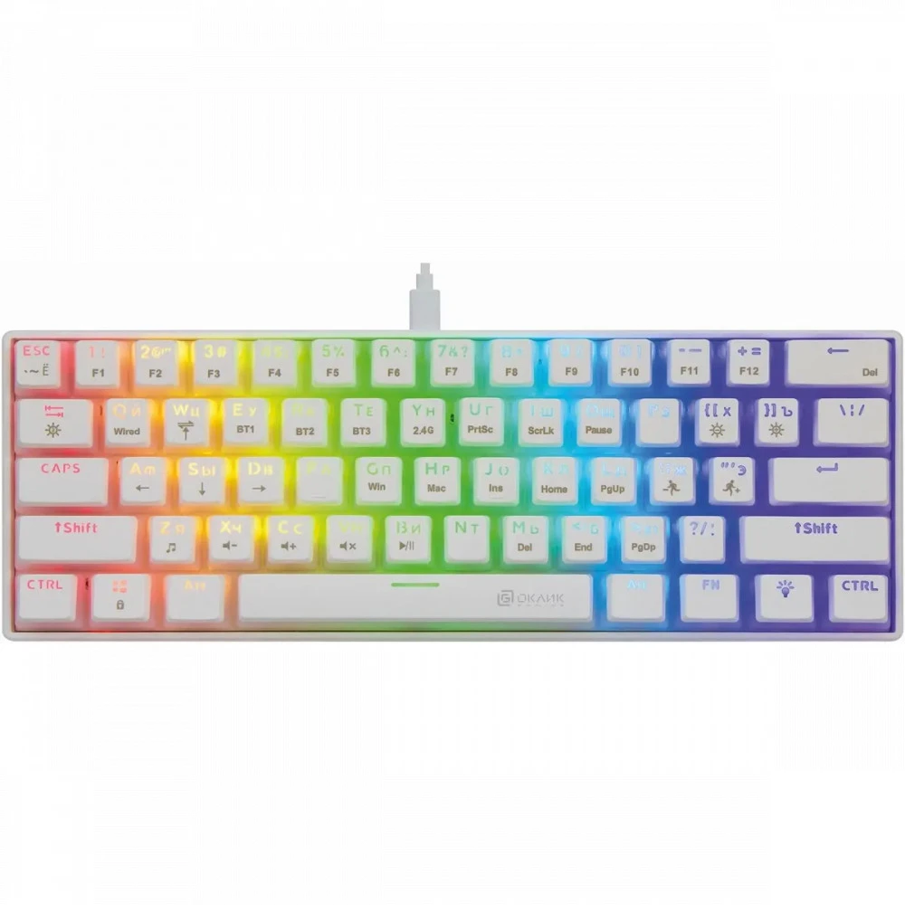 Клавиатура Oklick K763W 1920562 Беспроводная, Bluetooth