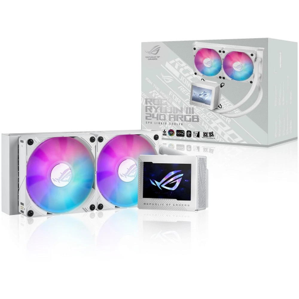 Система охлаждения Asus RYUJIN III 240 ARGB WHT/AIO 90RC00K2-M0UAY0 Для процессора