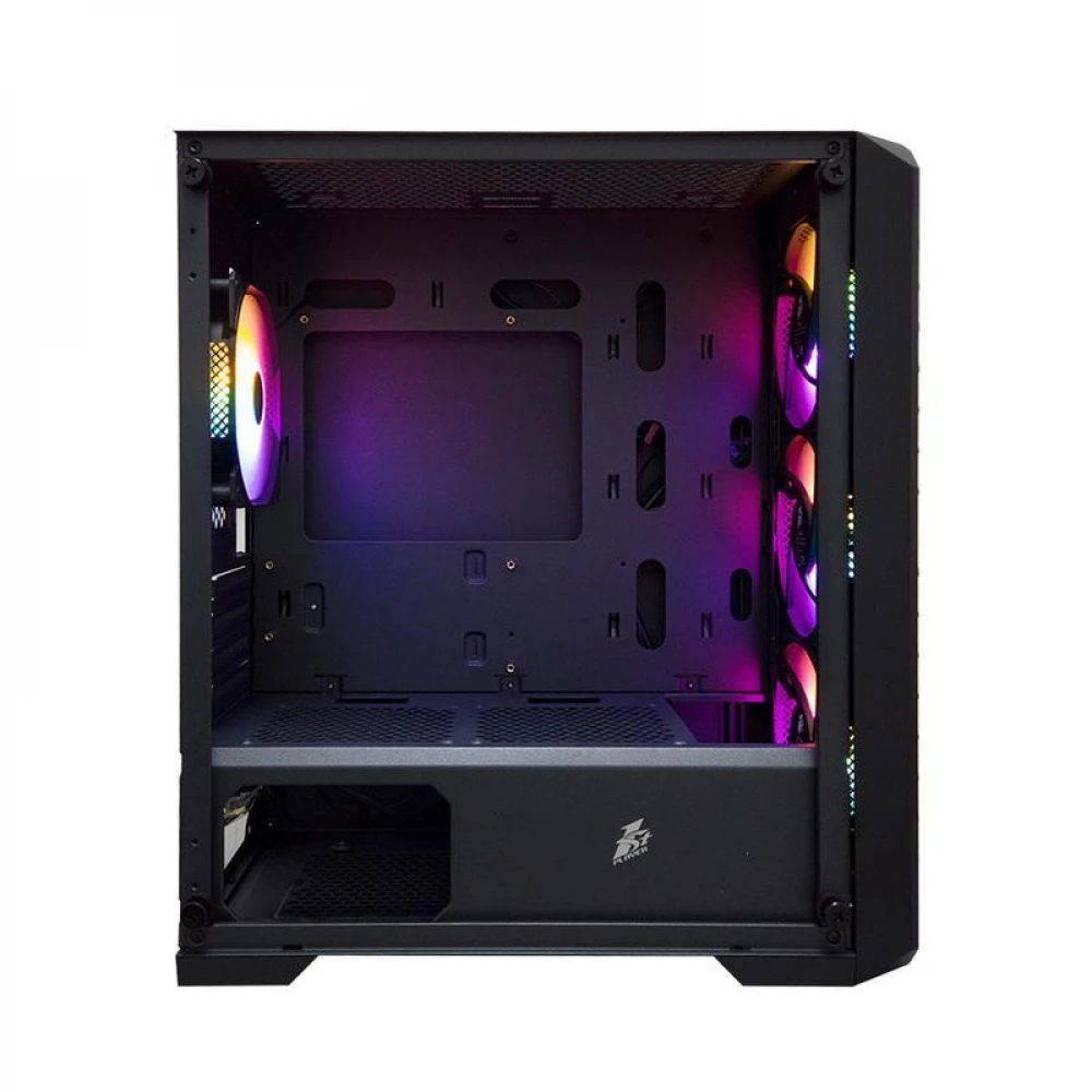 Корпус 1STPLAYER T5-BK-4F2C3 Mini-Tower