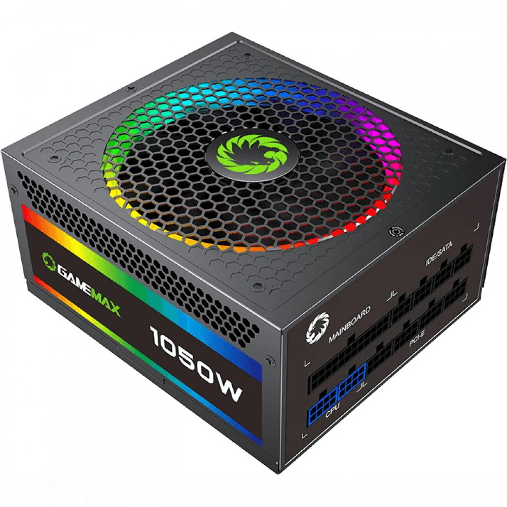 Блок питания GameMax RGB1050 PRO 5.0 ATX3.0 Gold 213610500027 1050 Вт