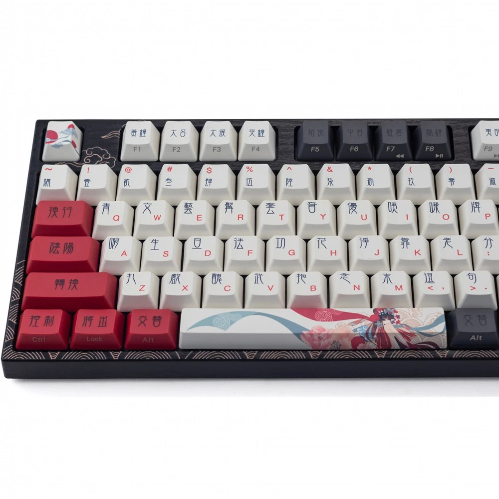 Клавиатура Varmilo VEM108 Beijing Opera EC V2 Rose A36A028B0A3A17A025 Проводная, USB