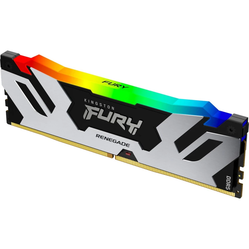 ОЗУ Kingston Fury Renegade Silver RGB KF572C38RSAK2-48 DIMM, DDR5, 48 Гб (2 x 24 Гб), 7200 МГц