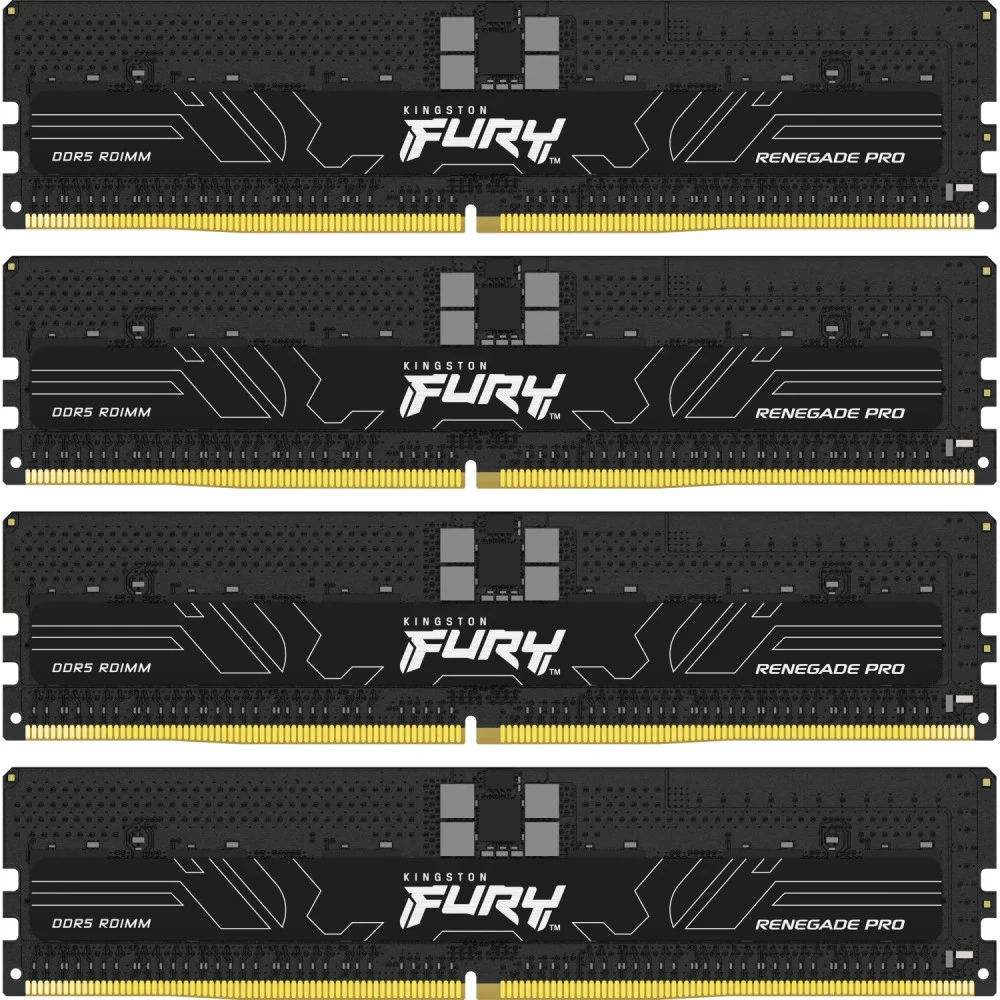 ОЗУ Kingston Fury Renegade PRO EXPO KF560R32RBEK4-64 DIMM, DDR5, 64 Гб (4 х 16 Гб), 6000 МГц
