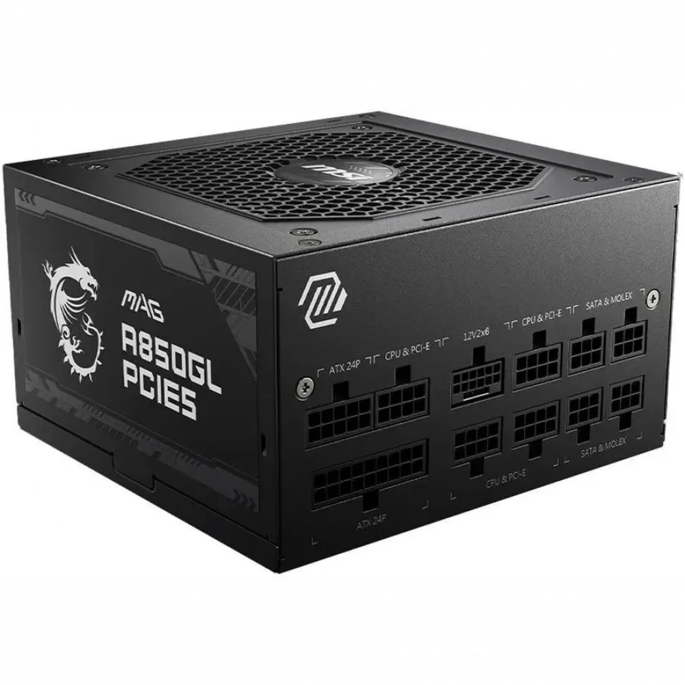 Блок питания MSI MAG A850GL PCIE5, 850W 306-7ZP8A11-CE0 850 Вт