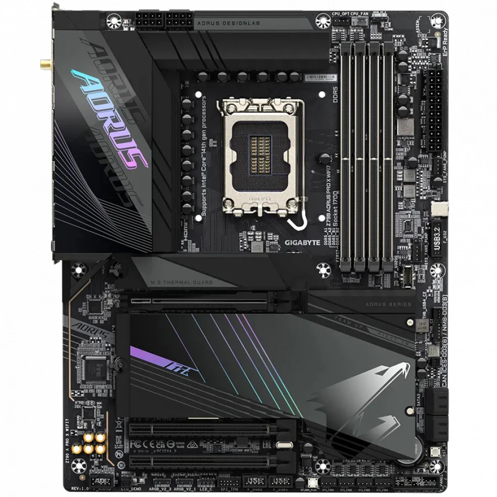 Материнская плата Gigabyte Z790 AORUS PRO X WIFI7 Z790 A PRO X WIFI7 (REV1.0) ATX, LGA 1700