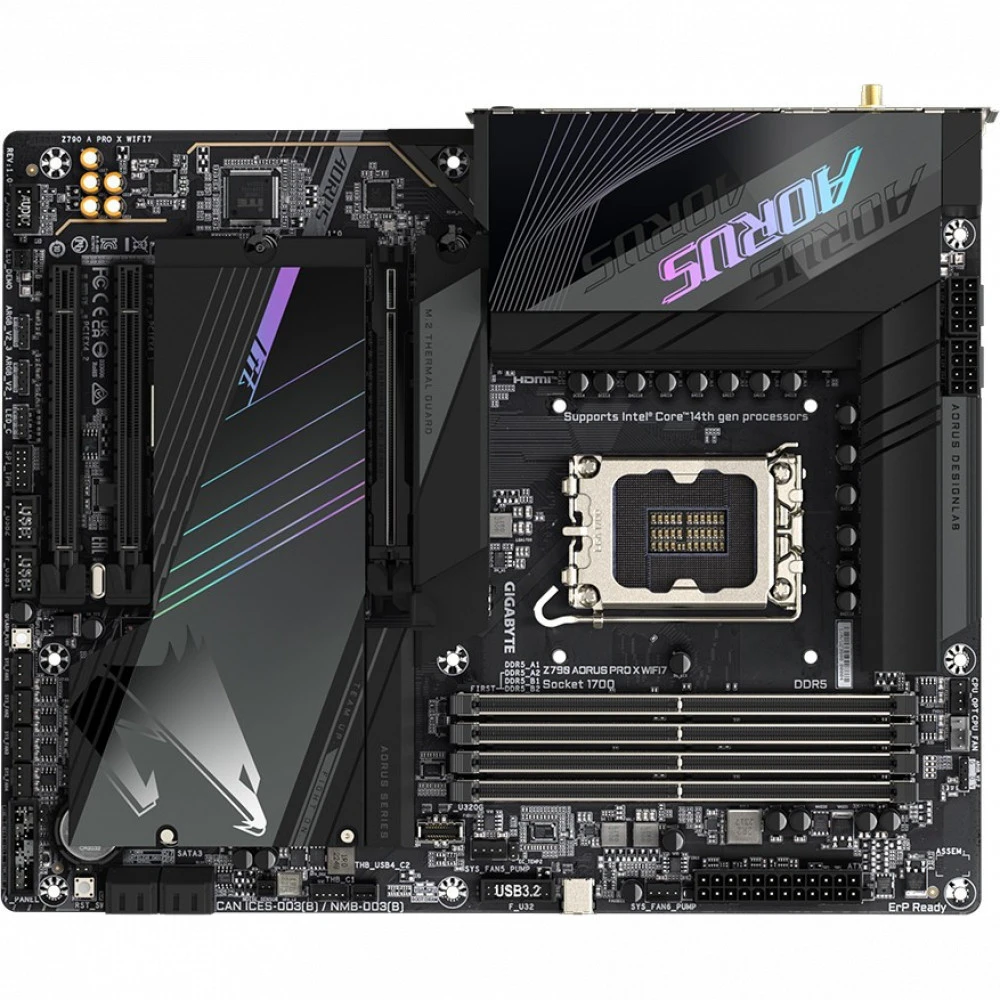 Материнская плата Gigabyte Z790 AORUS PRO X WIFI7 Z790 A PRO X WIFI7 (REV1.0) ATX, LGA 1700