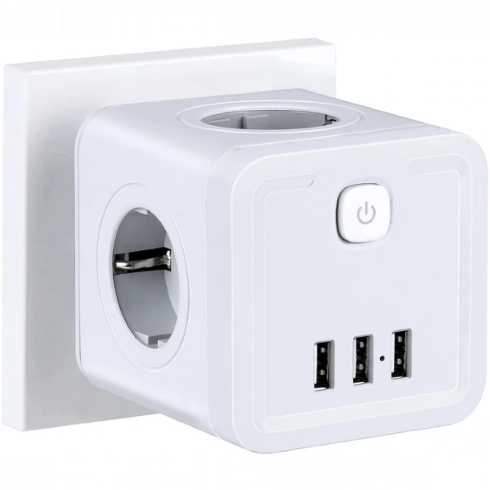 Сетевой фильтр Ritmix RM-043 White