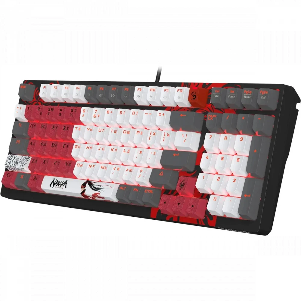 Клавиатура A4Tech Bloody S98 Naraka BLMS Plus S98 NARAKA BLMS RED PLUS Проводная, USB