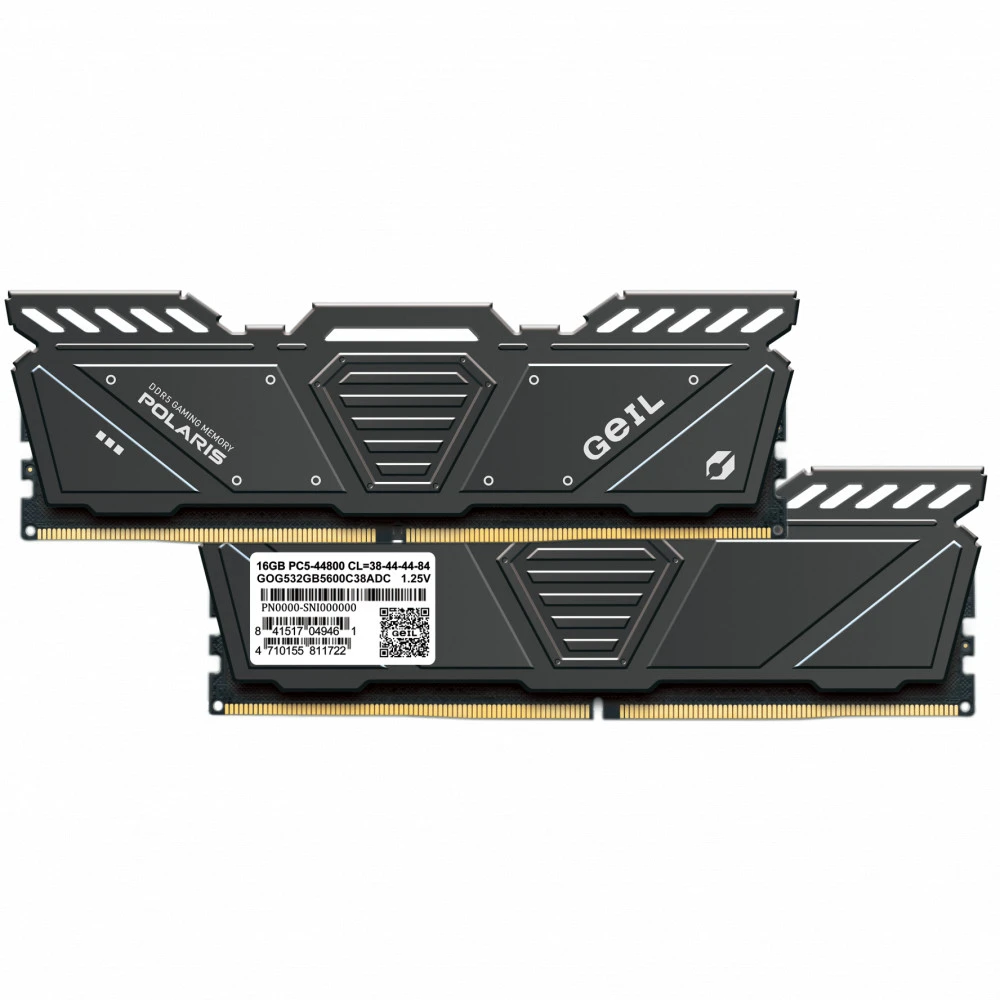 ОЗУ Geil POLARIS GOG532GB5200C38BDC DIMM, DDR5, 32 Гб (2 х 16 Гб), 5200 МГц
