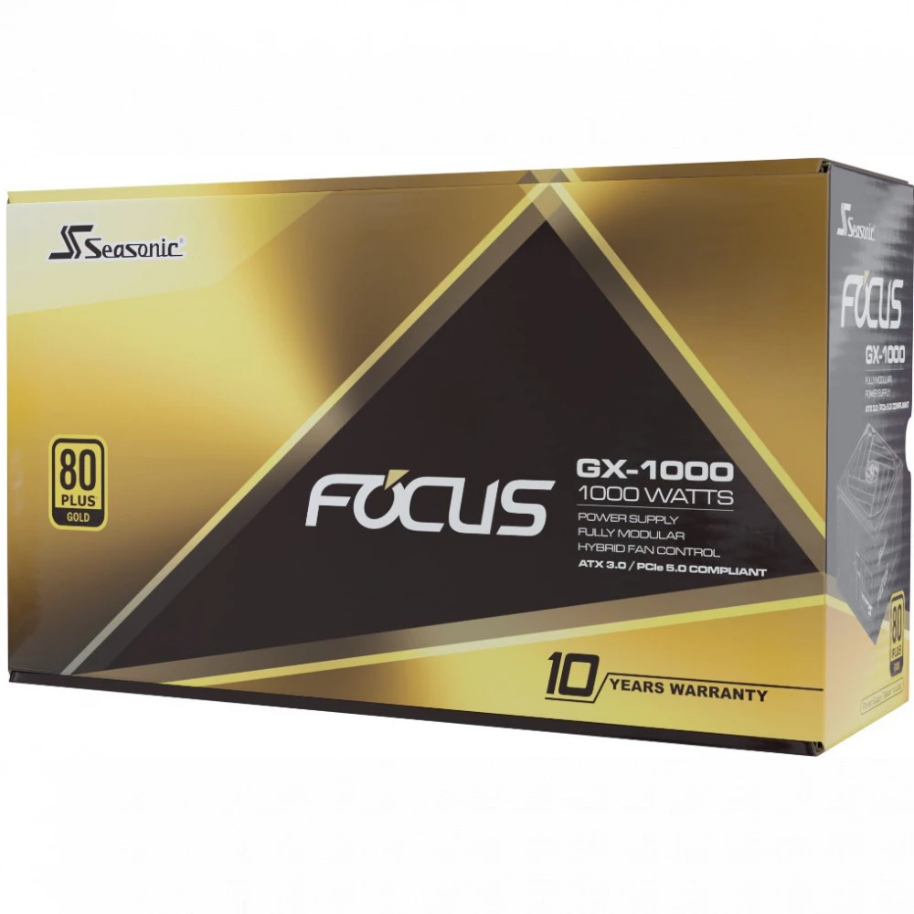 Блок питания Seasonic FOCUS GX-1000 ATX 3.0 SSR-1000FX3 1000 Вт