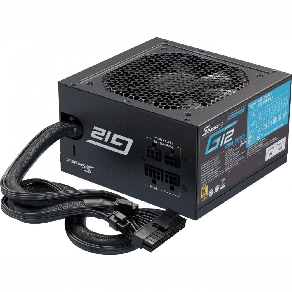 Блок питания Seasonic G12 GM-650 650 Вт