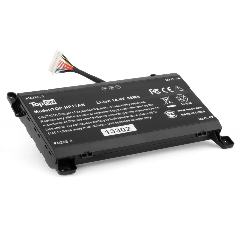 Аккумулятор для ноутбука TopON TOP-HP17AN 103296