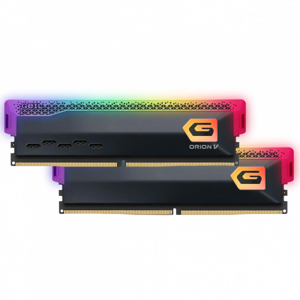 ОЗУ Geil Orion V RGB GVSG532GB5200C38BDC DIMM, DDR5, 32 Гб (2 х 16 Гб), 5200 МГц