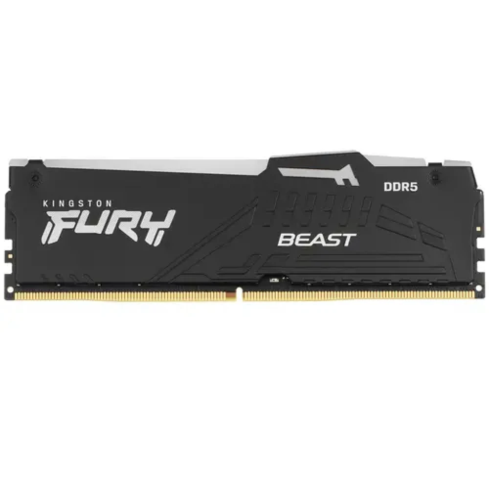 ОЗУ Kingston FURY Beast Black AMD RGB KF552C36BBEA-32 DIMM, DDR5, 32 Гб, 5200 МГц