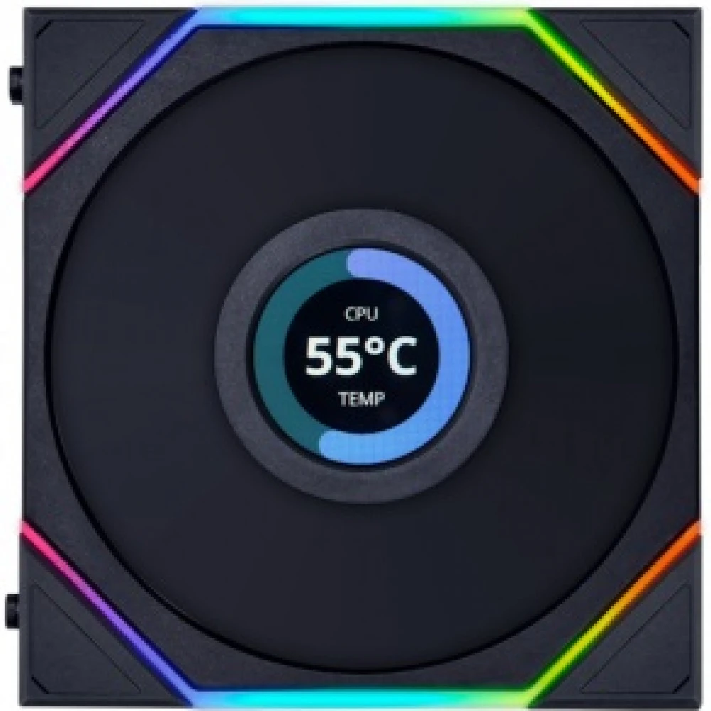 Система охлаждения Lian Li UNI Fan TL-LCD REVERSE ARGB Siyah 120 mm G99.12RTLLCD3B.00 Для системного блока